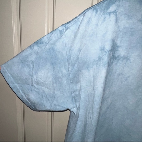 The Mountain Dog Is Love by Dean Russo Blue Tie Dye Dog Shirt Size L - Picture 6 of 10